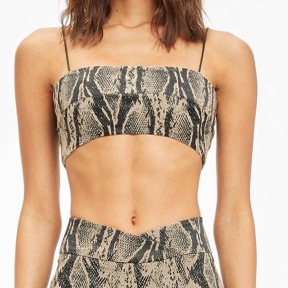I AM GIA Snake Print Tank Top